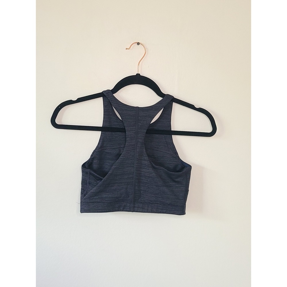 Outdoor Voices TechSweat Black Gray Sports Bra Crop Top Size XS - Picture 4 of 4